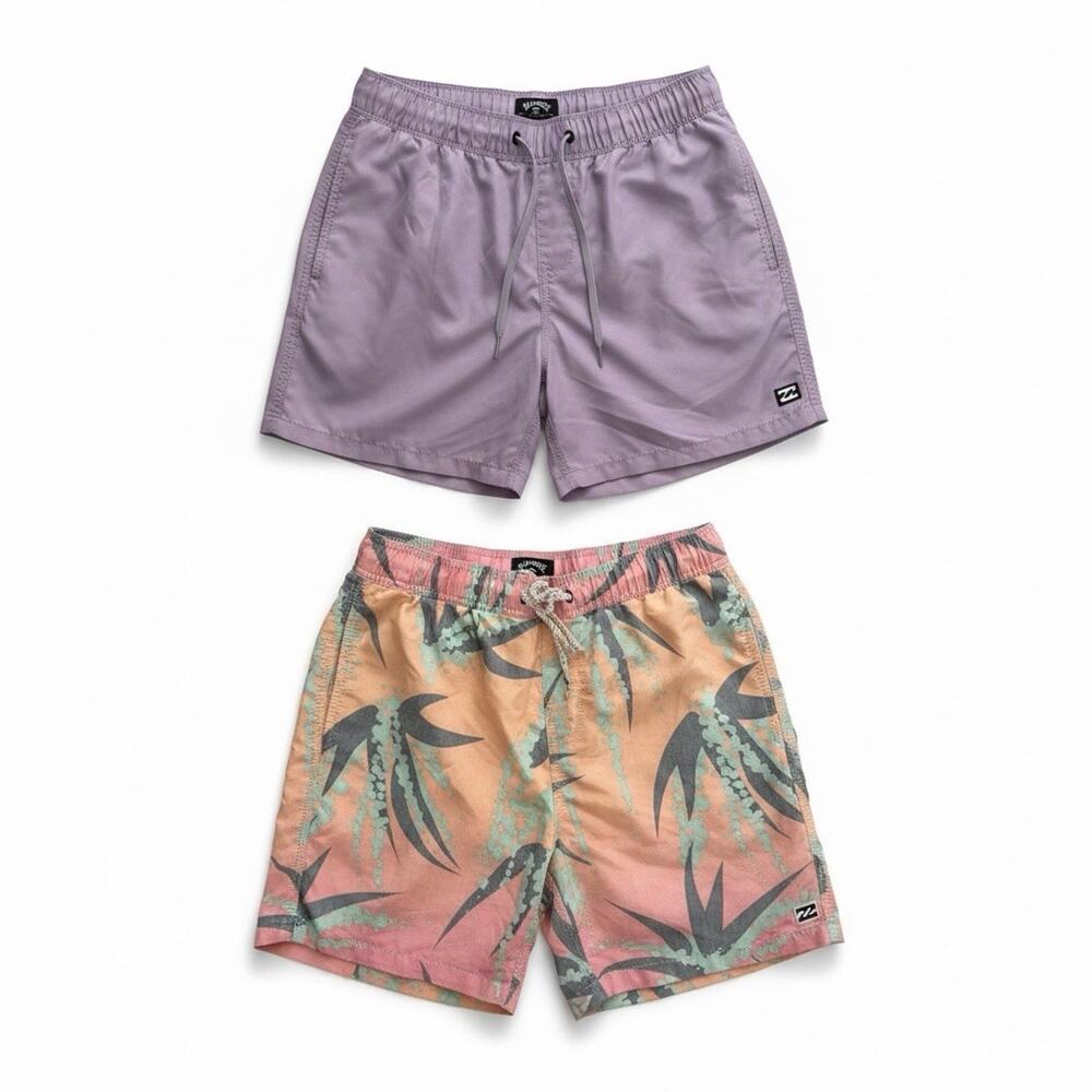 Men's Billabong All Day Layback Stretch Swim Summer Trunks Shorts Small LOT 2